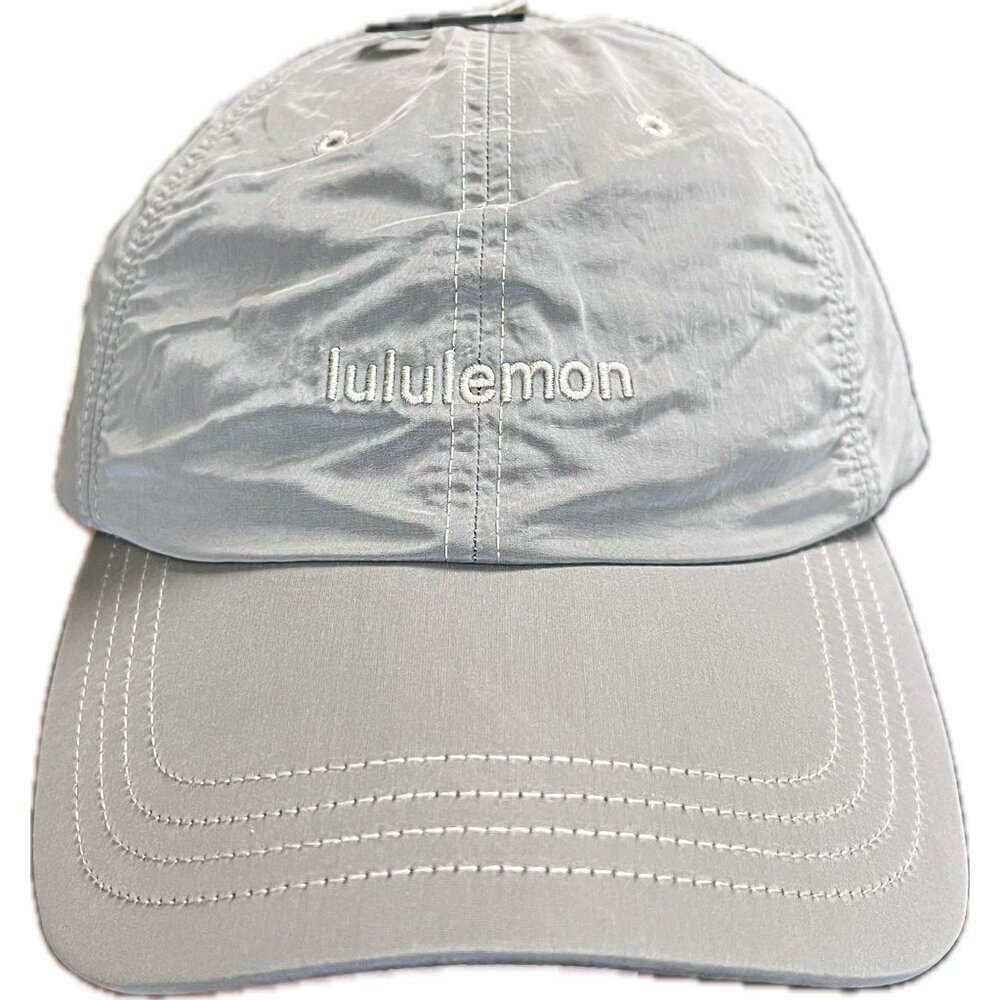 Lululemon Silverstone Lightweight Adjustable Baseball Cap Spellout Wordmark S/M